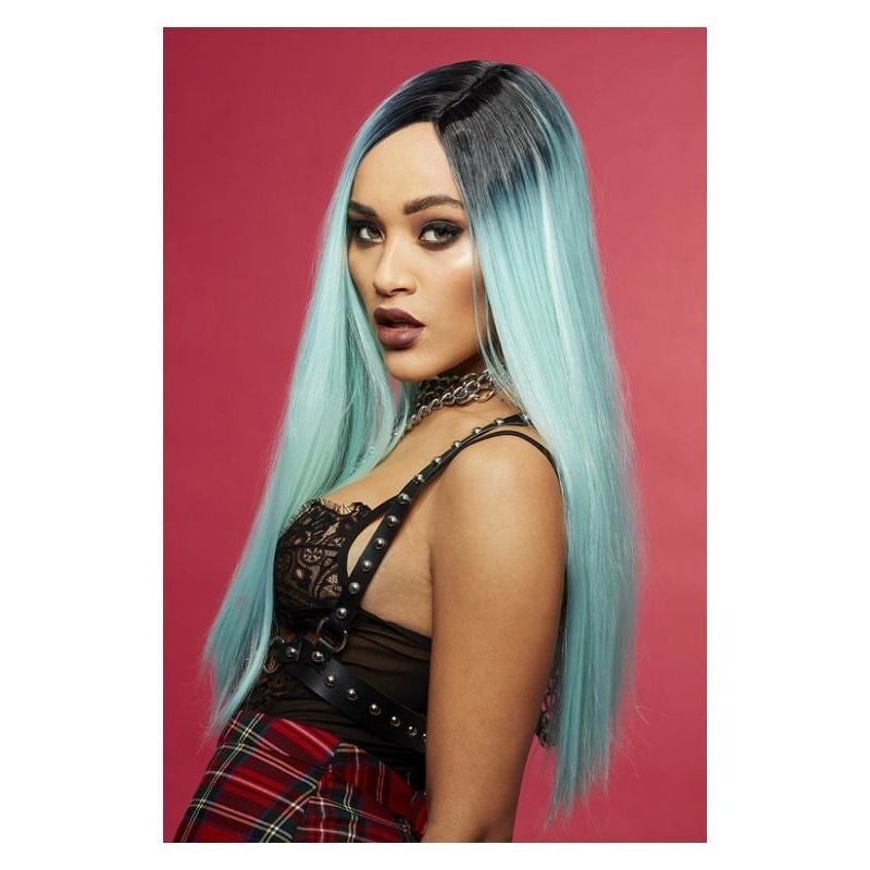 Manic Panic Sea Nymph Super Vixen Wig Long Straight with Side Parting Heat Styleable 1