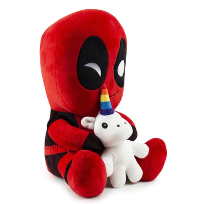 Marvel Deadpool Riding A Unicorn Hugme Vibrating 16 Inch Plush 5