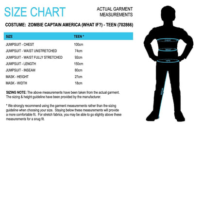 Marvel What If Teen Zombie Captain America Costume 5