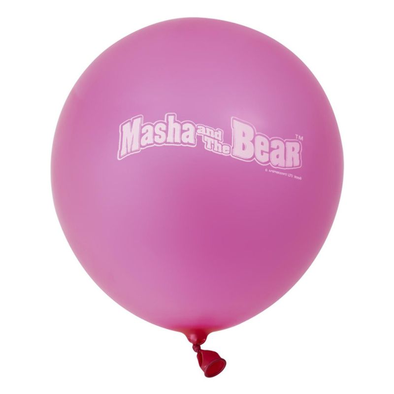 Masha and The Bear Party Tableware Latex Balloons Child Pink Purple_1 sm-51558