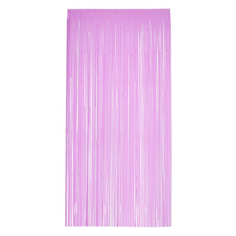 Matt Fringe Curtain Backdrop Baby Pink Adult_1