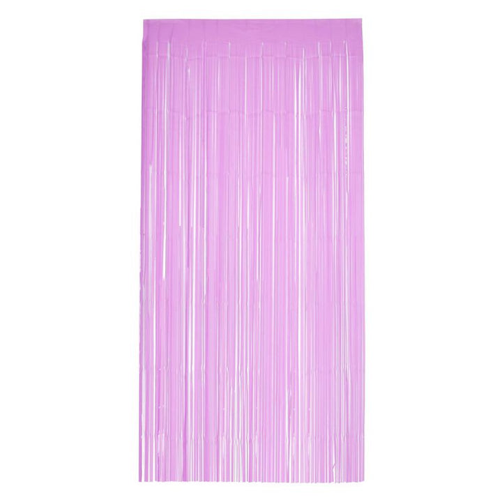 Matt Fringe Curtain Backdrop Baby Pink Adult_1