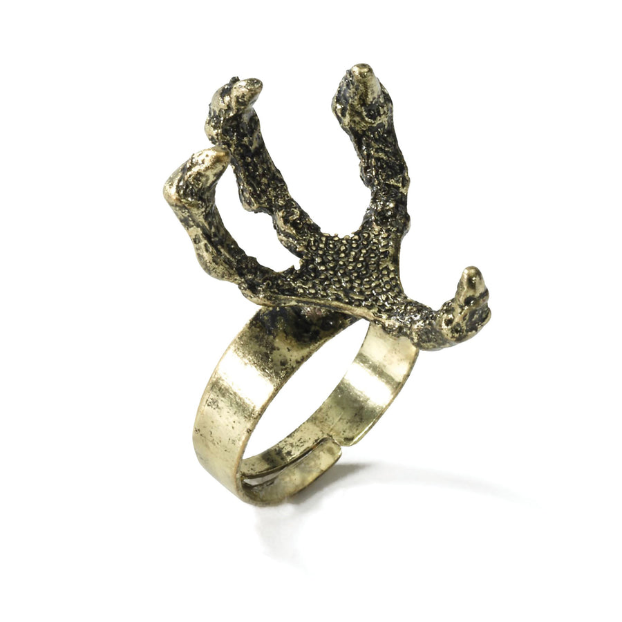 Medieval Fantasy Claw Dragon Ring Costume Prop_1