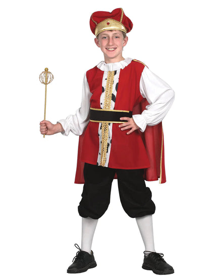 Medieval King Costume for Boys 2