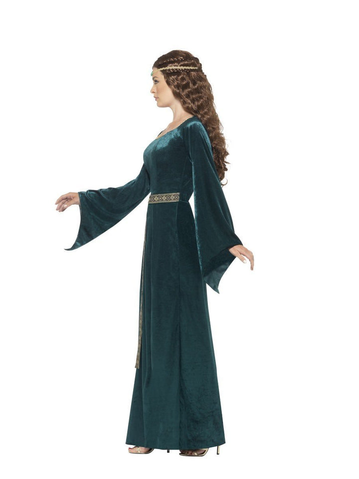 Medieval Maid Costume Adult Green_2