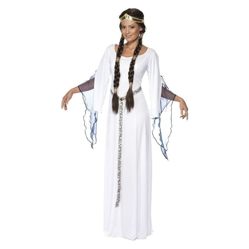 Medieval Maid Costume Adult White 3