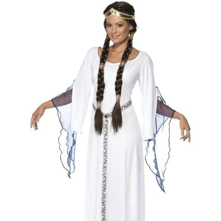 Medieval Maid Costume Adult White_1