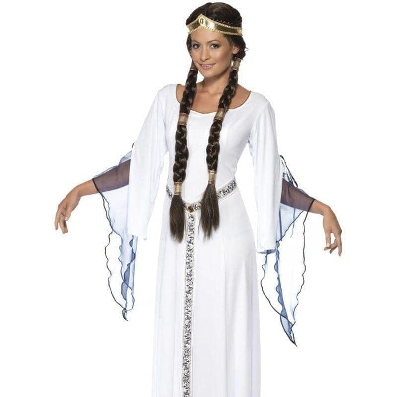 Medieval Maid Costume Adult White 1