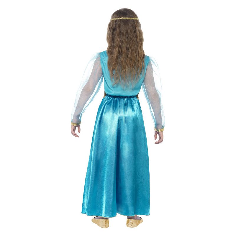 Medieval Maid Costume Blue Child 2
