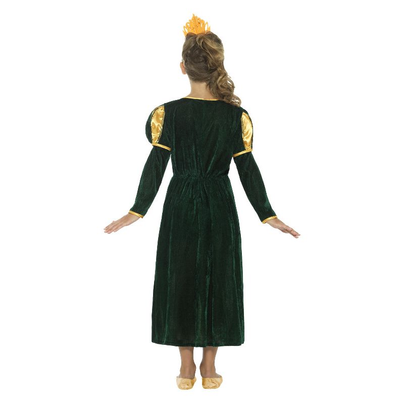 Medieval Princess Costume Green Child 2