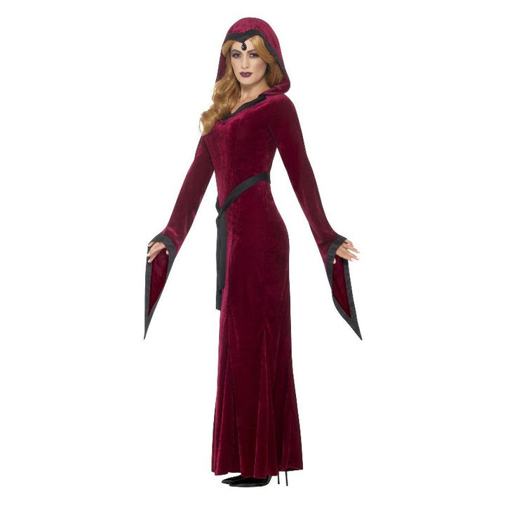 Medieval Vampiress Costume Red Adult 3
