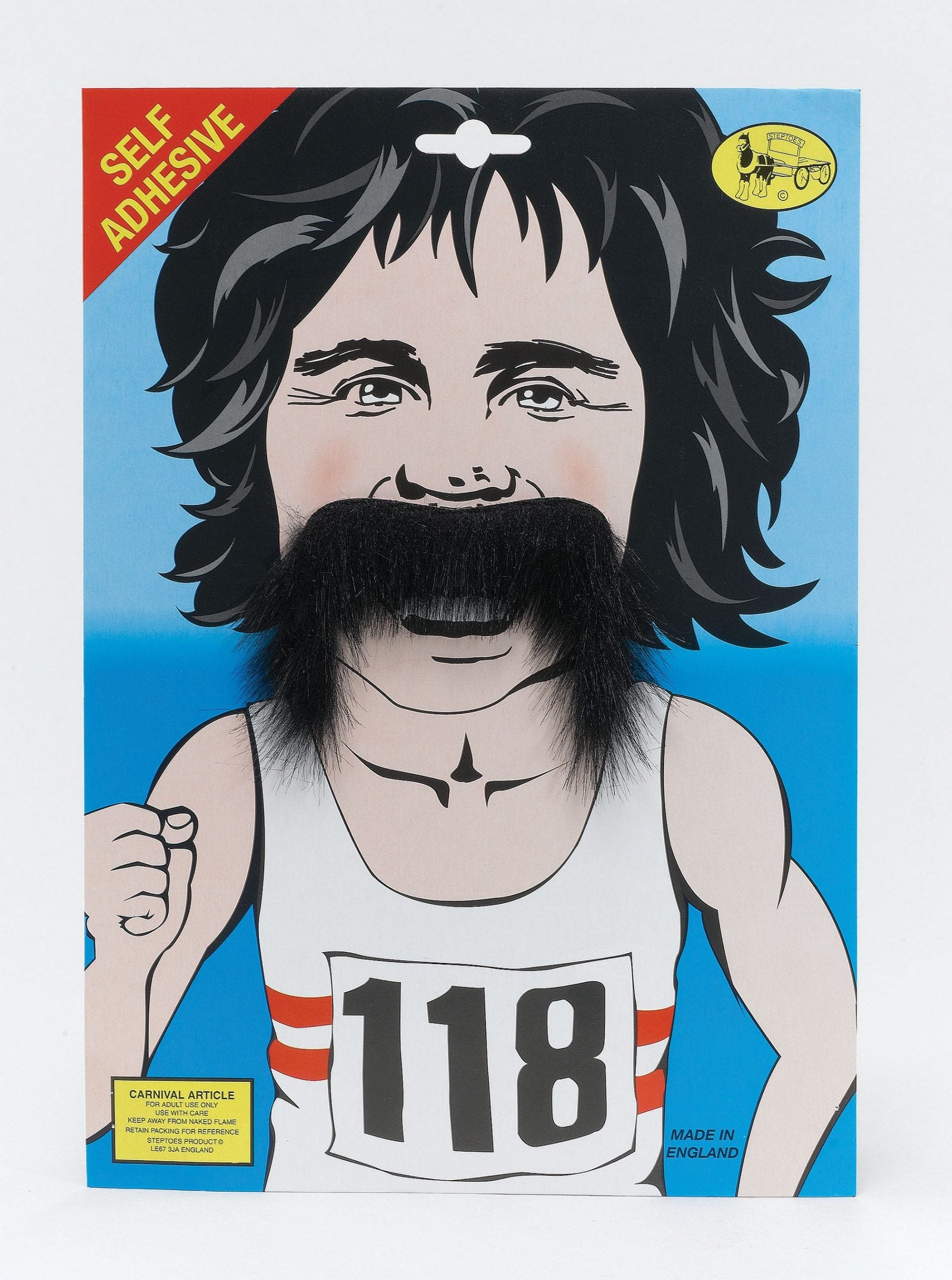 Mens 118 Tash Moustaches and Beards Male Halloween Costume 1