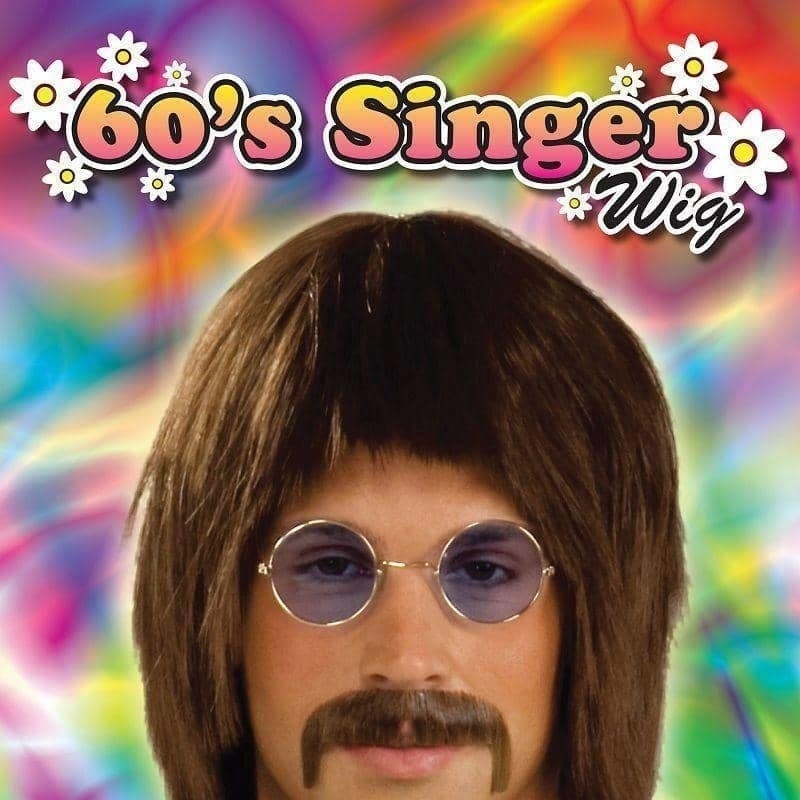 Size Chart Mens 60s Singer Wigs Male Halloween Costume