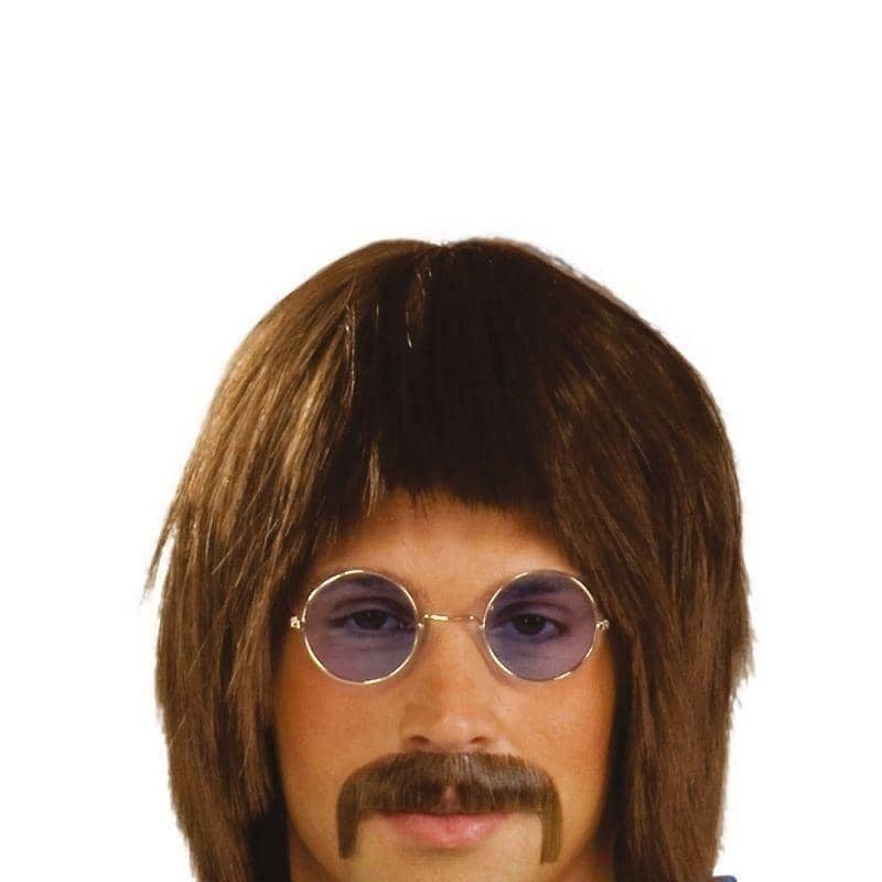 Mens 60s Singer Wigs Male Halloween Costume 1