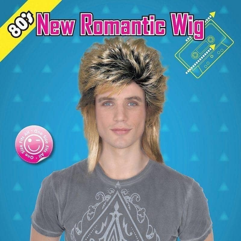 Mens 80s New Romantic Male Wigs Halloween Costume 2