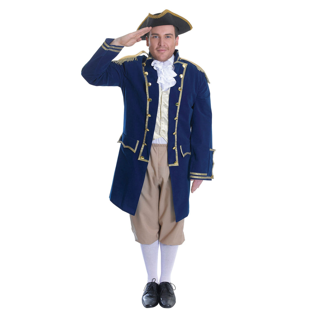 Mens Admiral Of The Fleet Adult Costume Male Chest Size 44" Halloween_1