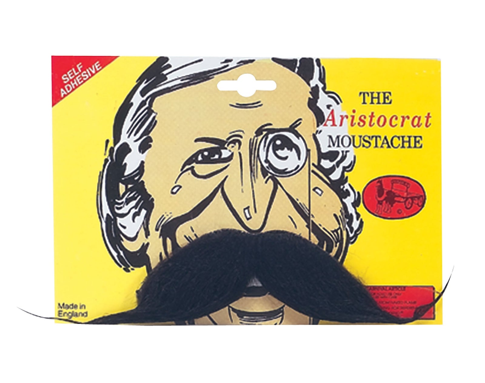 Mens Aristocrat Tash Black Moustaches and Beards Male Halloween Costume 1