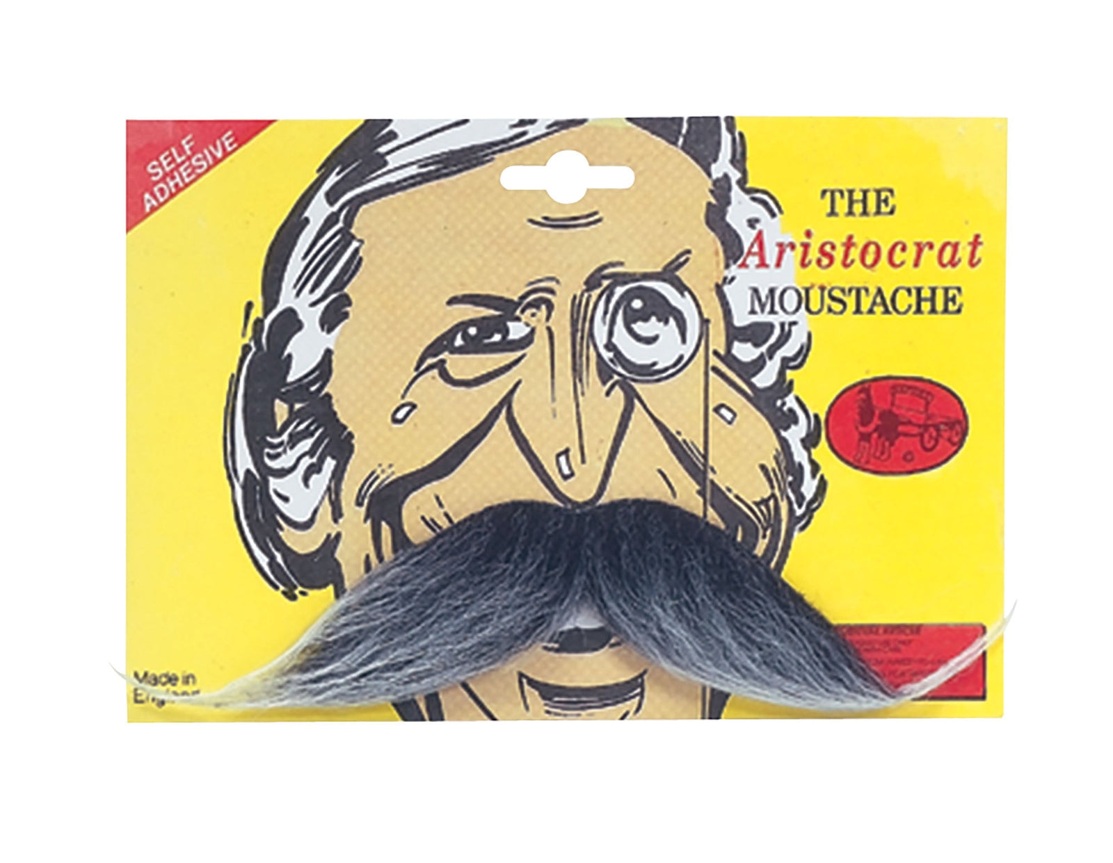 Mens Aristocrat Tash Grey Moustaches and Beards Male Halloween Costume 1