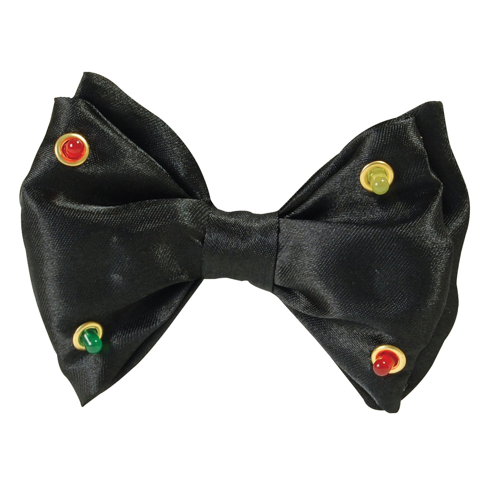 Mens Bow Tie Black Flashing General Jokes Male Halloween Costume 1