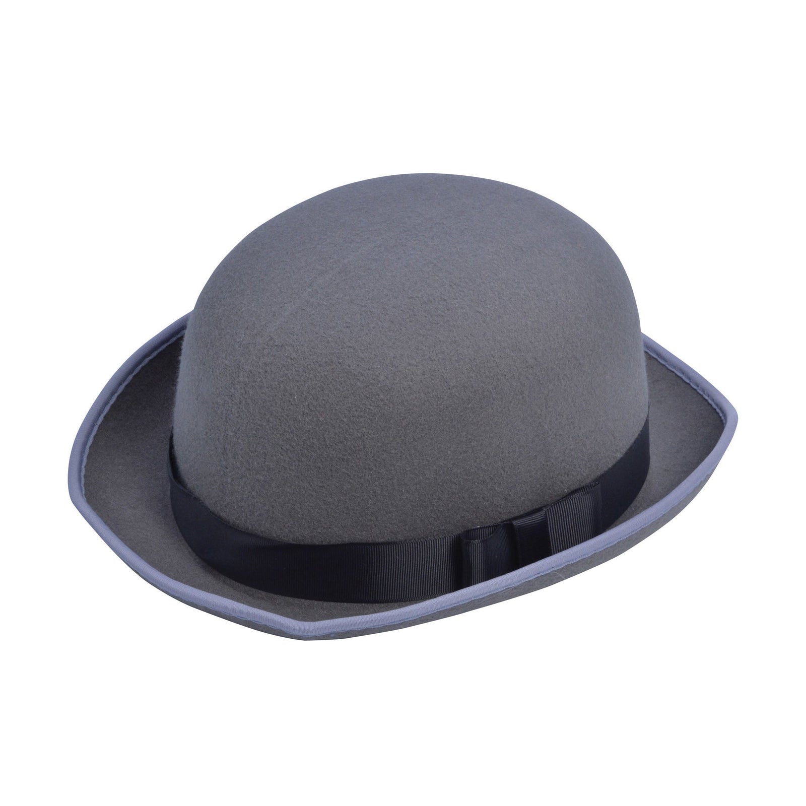 Mens Bowler Hat Grey Hats Male Halloween Costume 1