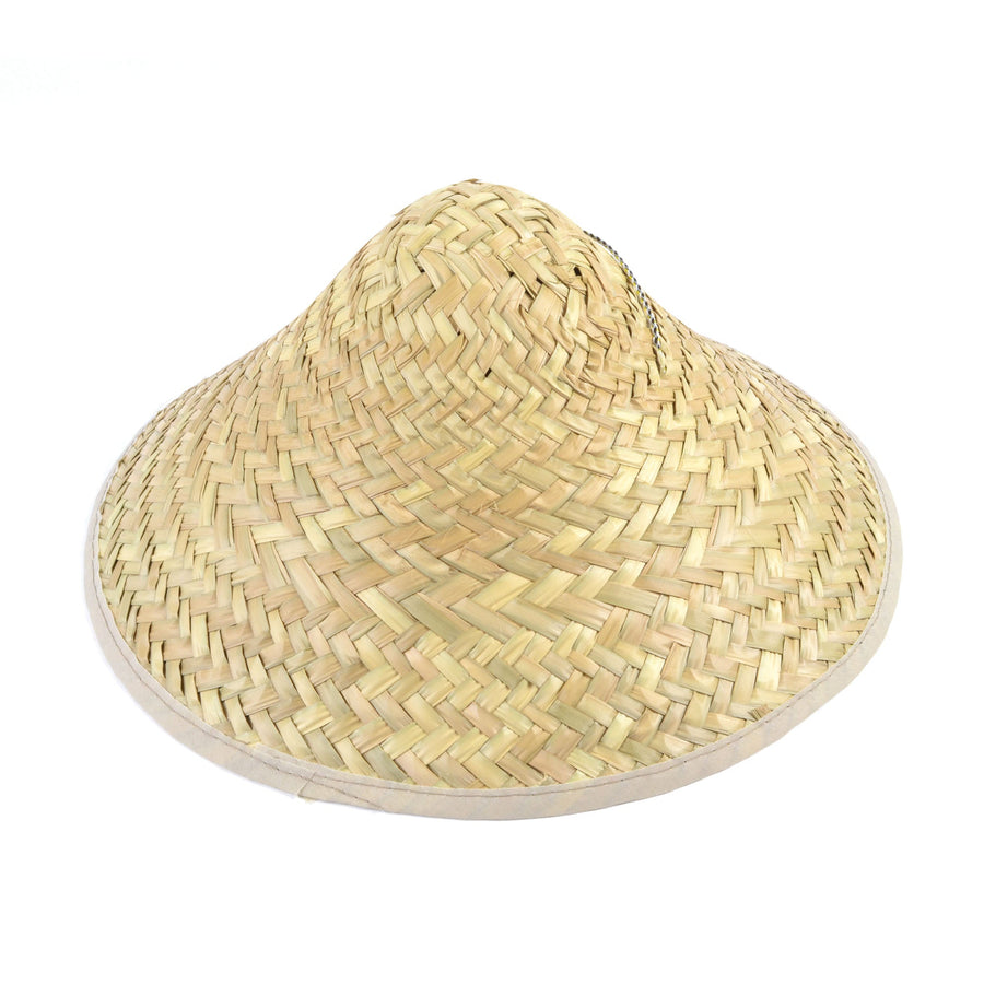 Mens Coolie Hat Straw Hats Male Halloween Costume_1
