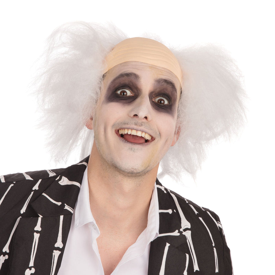 Mens Crazy Guy Wigs Male Halloween Costume_1