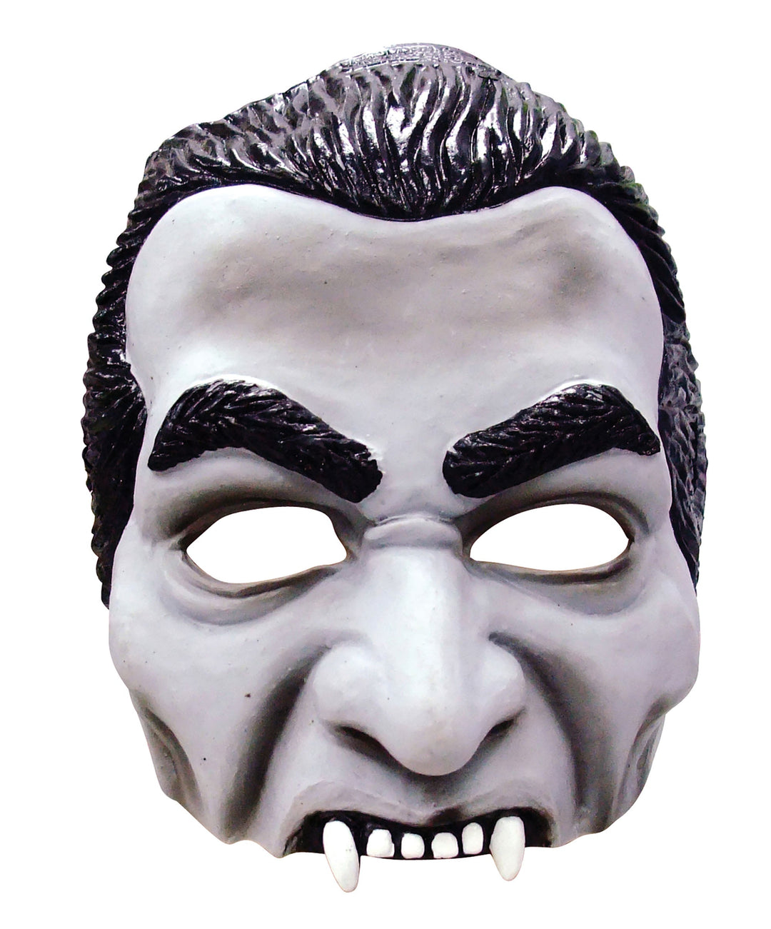 Mens Dracula Half Face Masks Male Halloween Costume_1