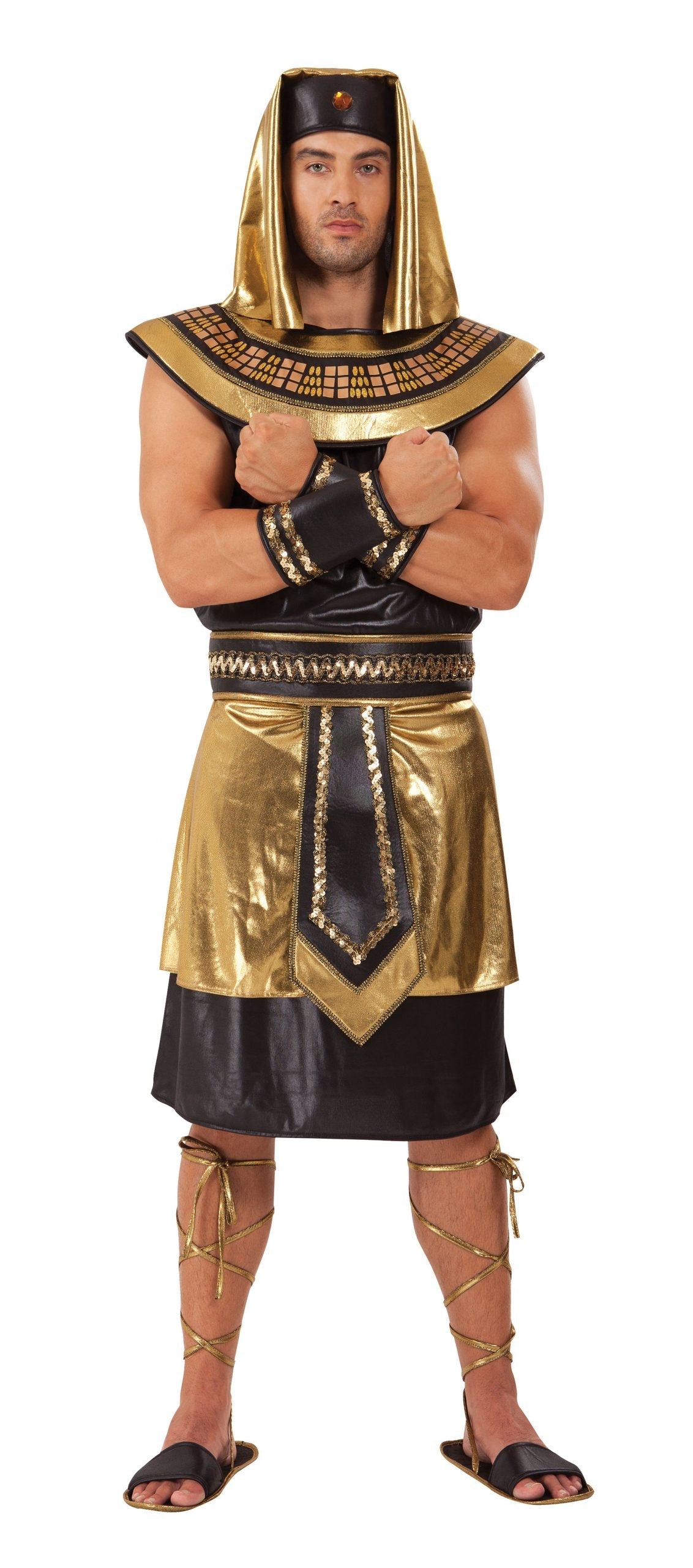 Mens Egyptian King Adult Costume Male Halloween 1