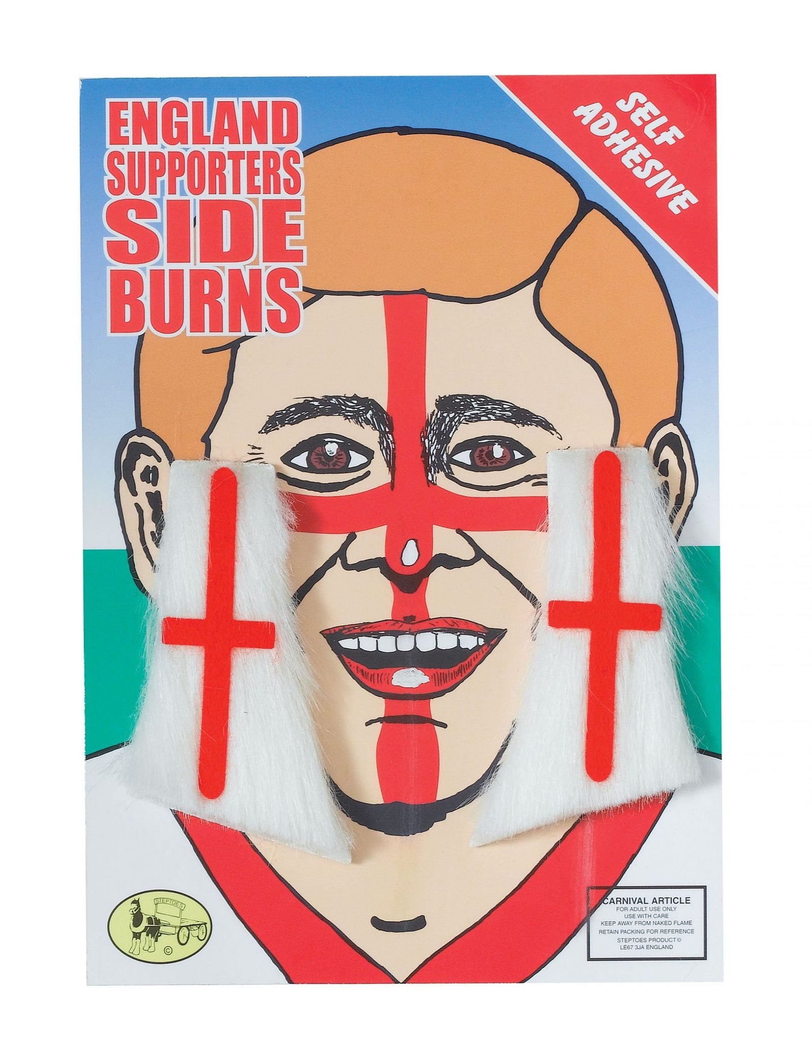 Mens England Sideburns Moustaches and Beards Male Halloween Costume 1