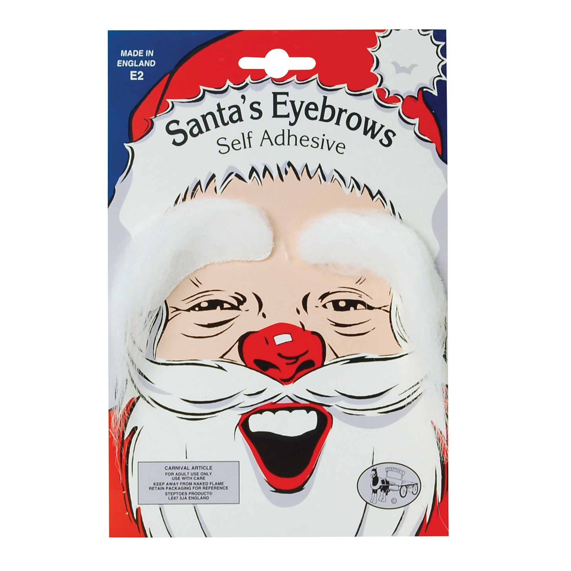 Mens Eyebrows White Moustaches and Beards Male Halloween Costume 1