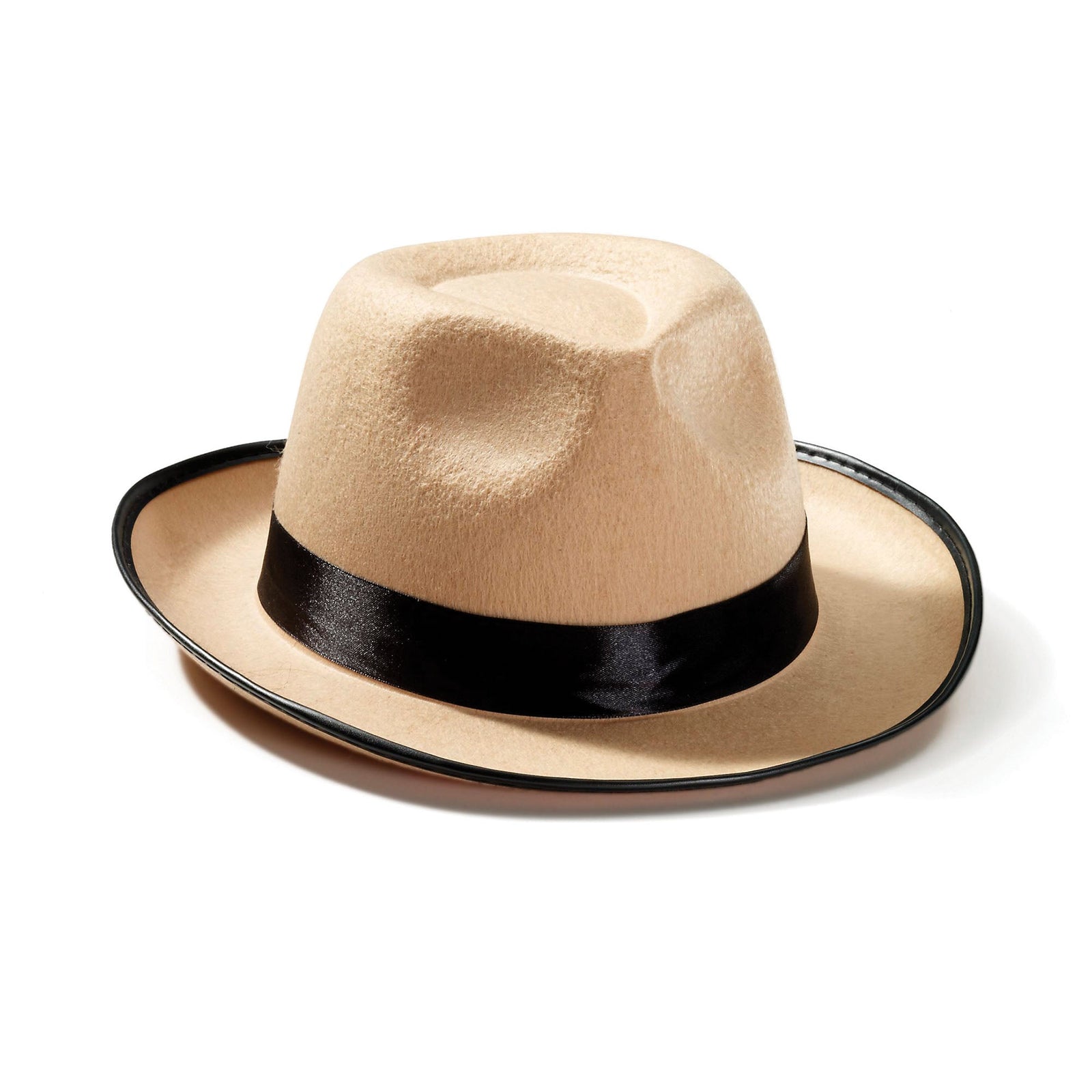 Mens Fedora Beige Hats Male Halloween Costume 1