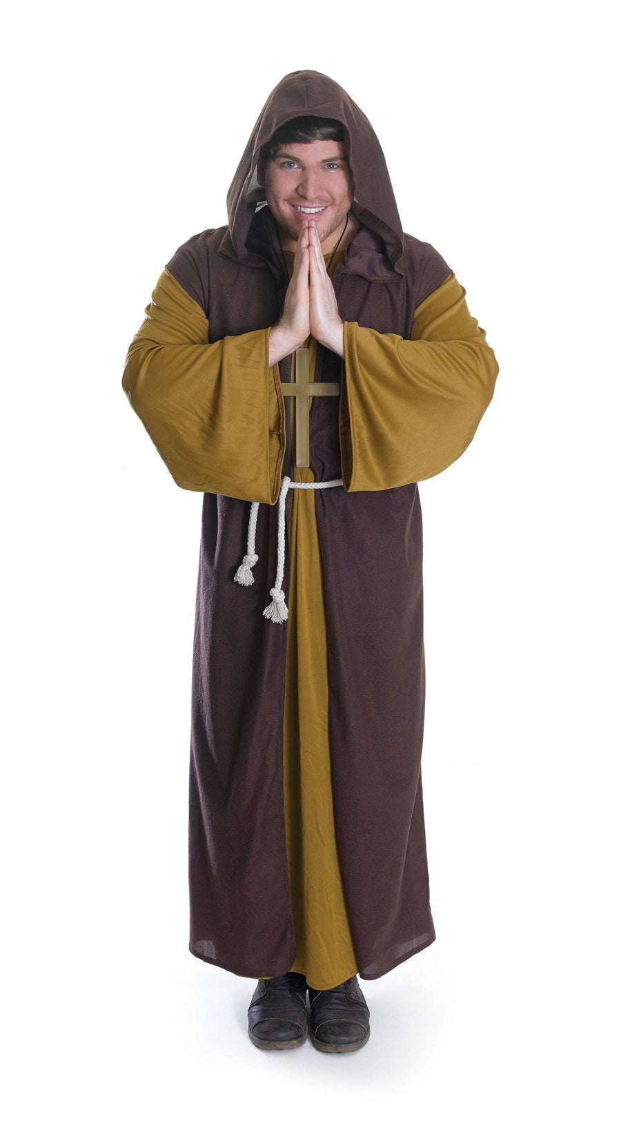 Mens Friar Tuck Adult Costume Male Chest Size 44" Halloween_1