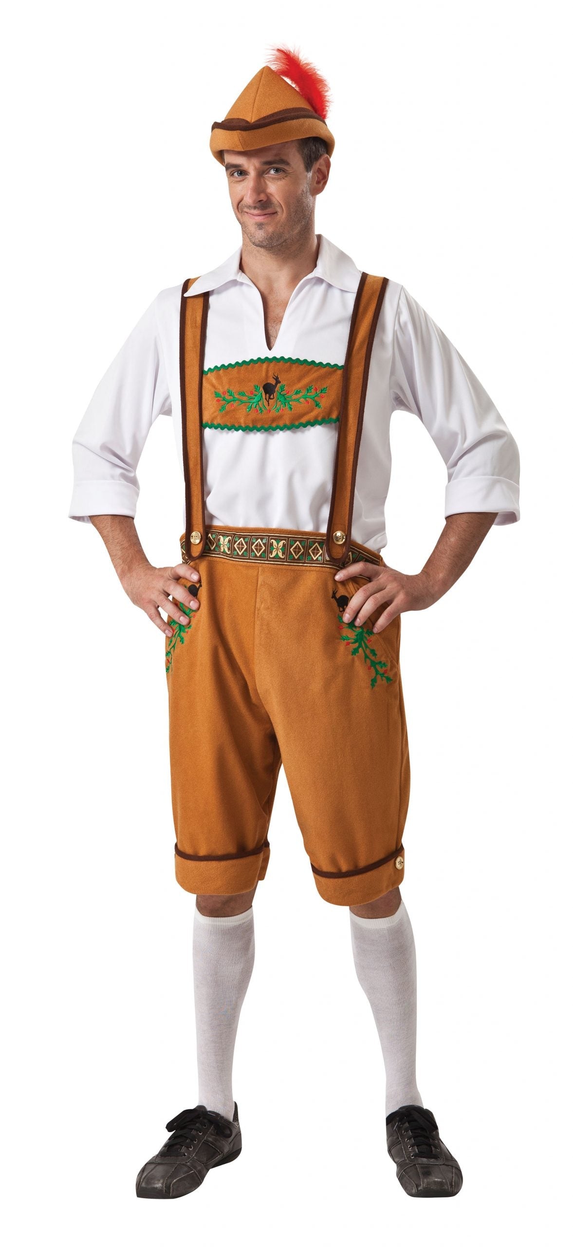 Mens German Country Man Adult Costume Male Halloween 1