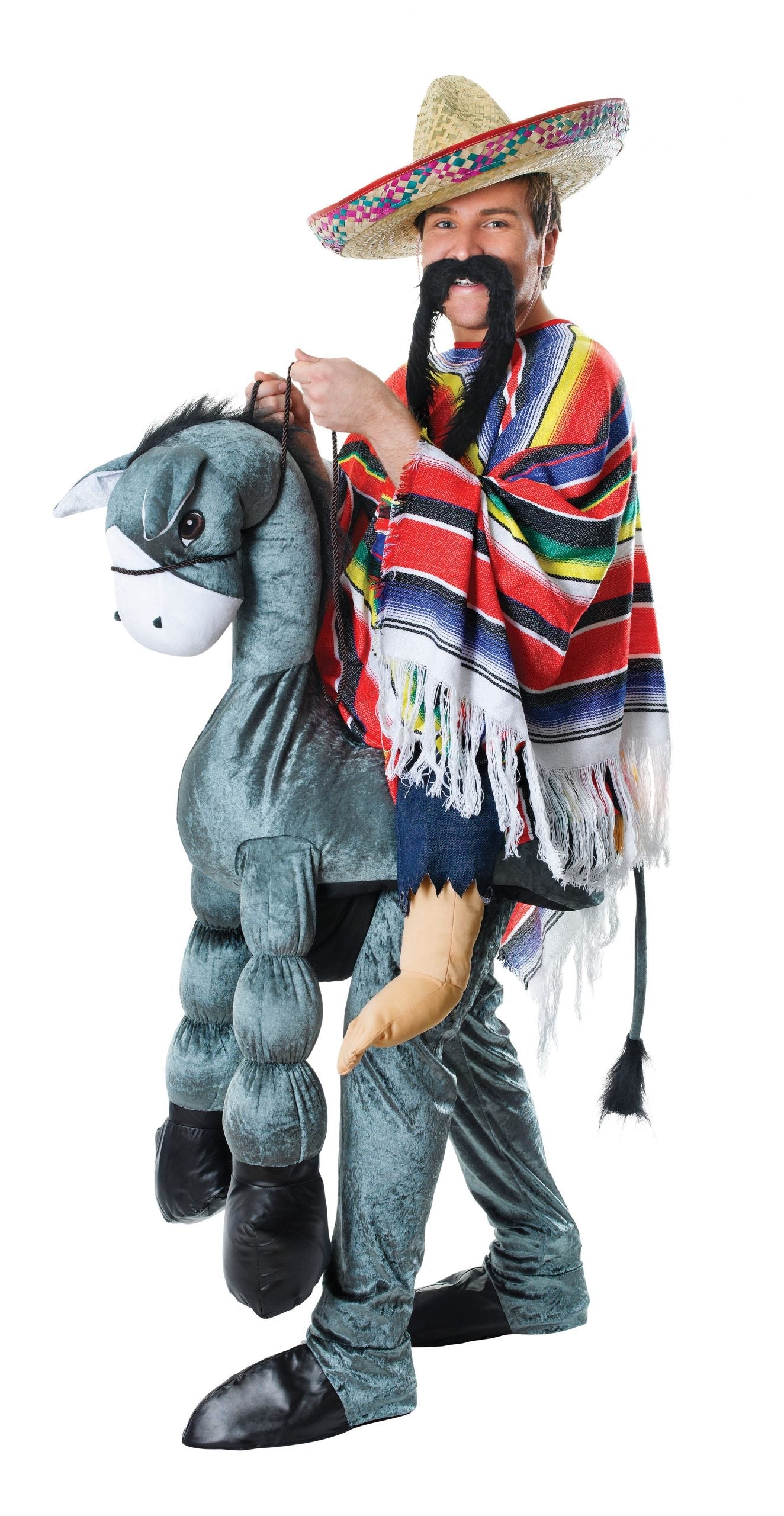 Mens Hey Amigo Mexican On Horseback Adult Costume Male Halloween 1