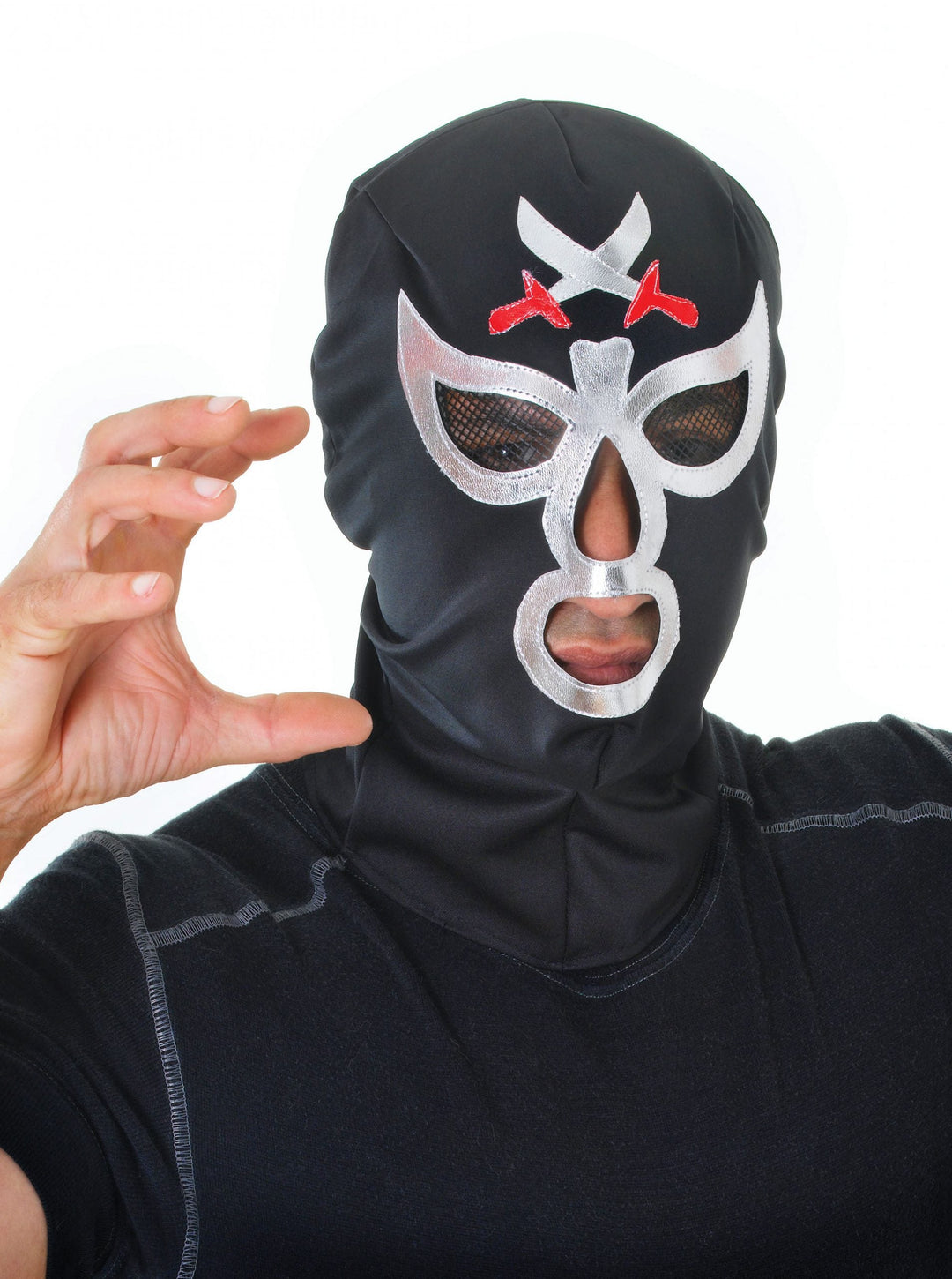 Mens Macho Wrestler Mask Costume Accessories Male Halloween_1