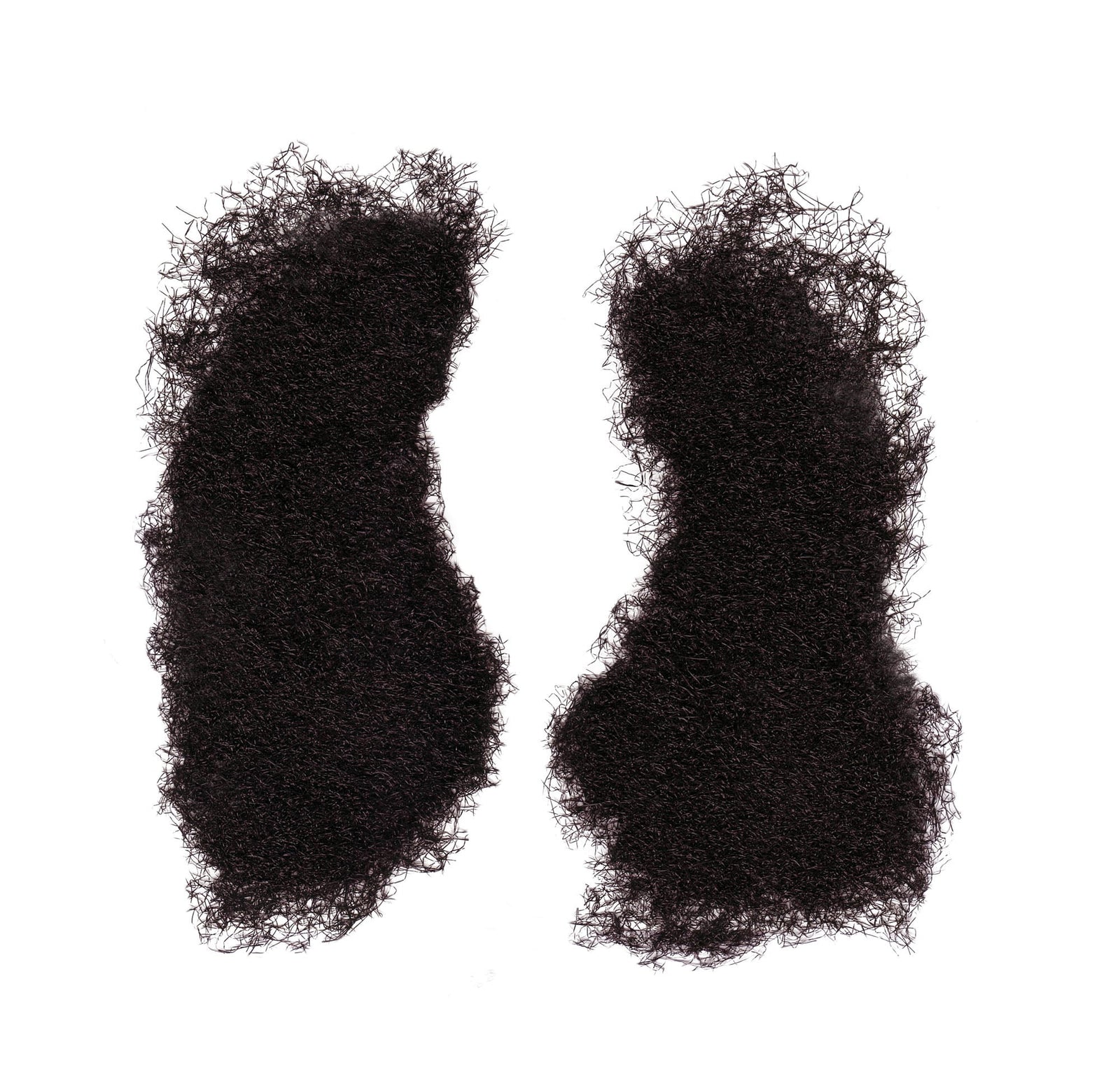 Mens Mutton Chops Black Moustaches and Beards Male Halloween Costume 1