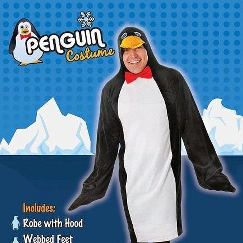 Mens Penguin Adult Costume Male Halloween 2