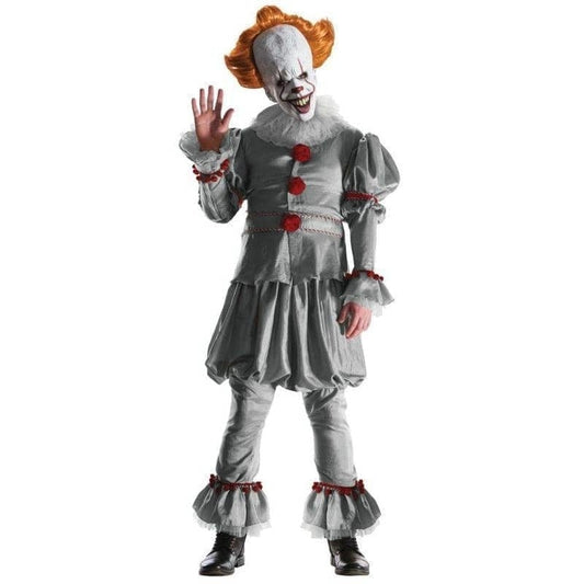 Mens Pennywise IT Clown Grand Heritage Costume 1