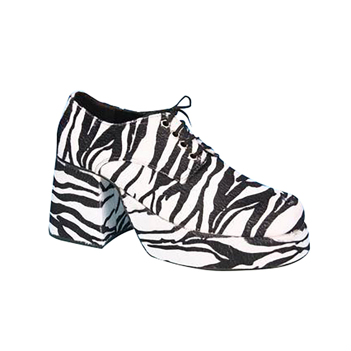 Mens Platform Zebra Small Shoes Costume Accessories Male Halloween 1