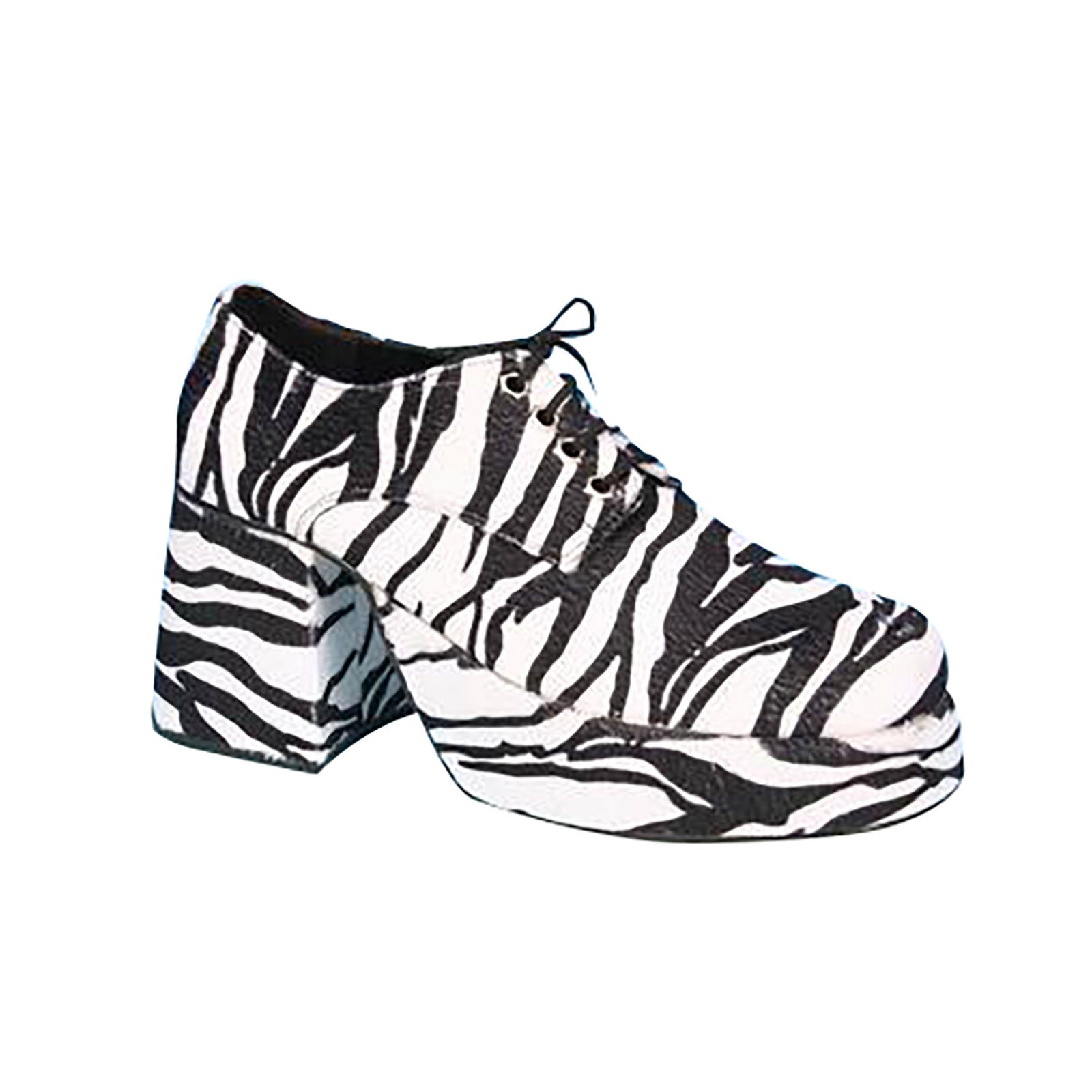Mens Platform Zebra Small Shoes Costume Accessories Male Halloween 1