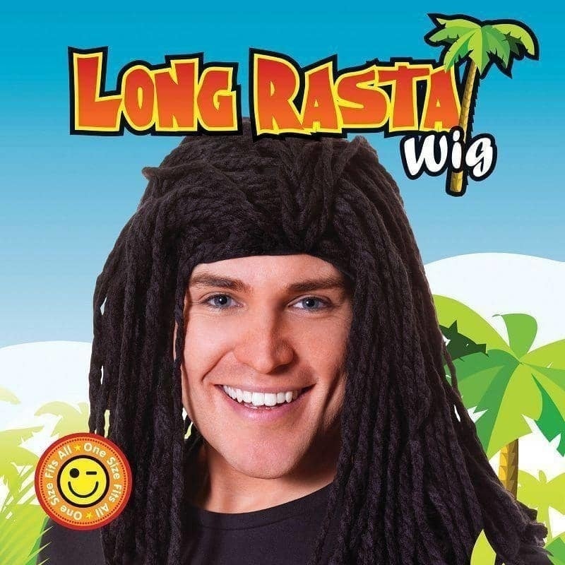 Mens Rasta Wig Long Ruud Guillet Wigs Male Halloween Costume 2