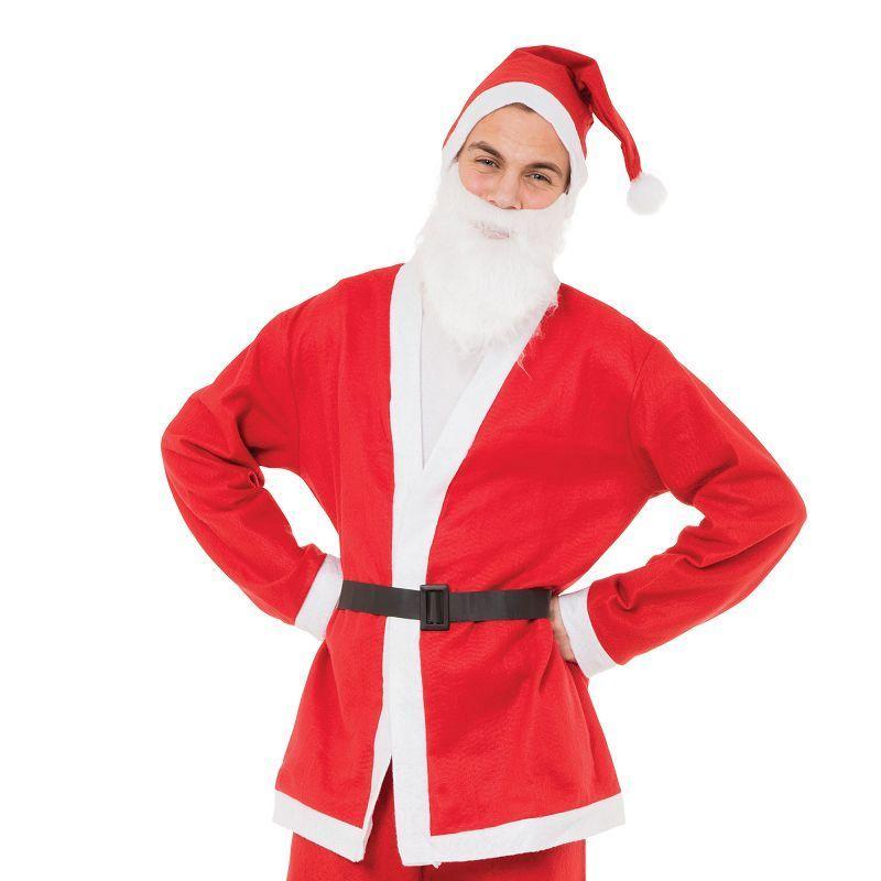 Mens Santa Suit Budget 5 Piece Adult Costumes Male 1