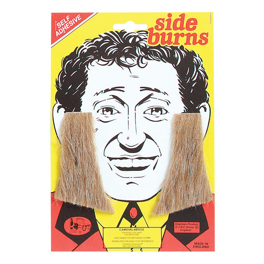 Mens Sideburns Blonde Moustaches and Beards Male Halloween Costume 1