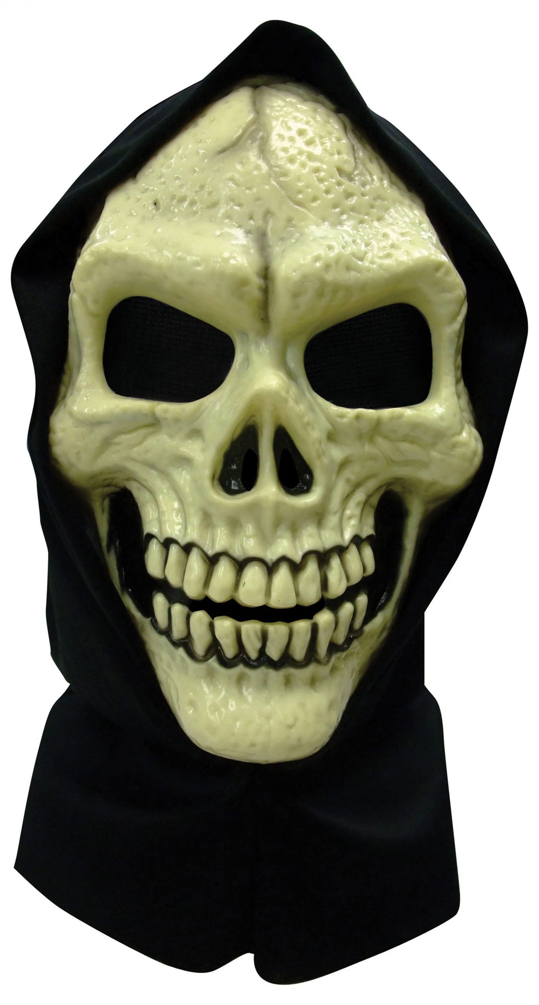 Mens Skull Hooded Mask PVC Plastic Masks Cardboard Male Halloween Costume_1
