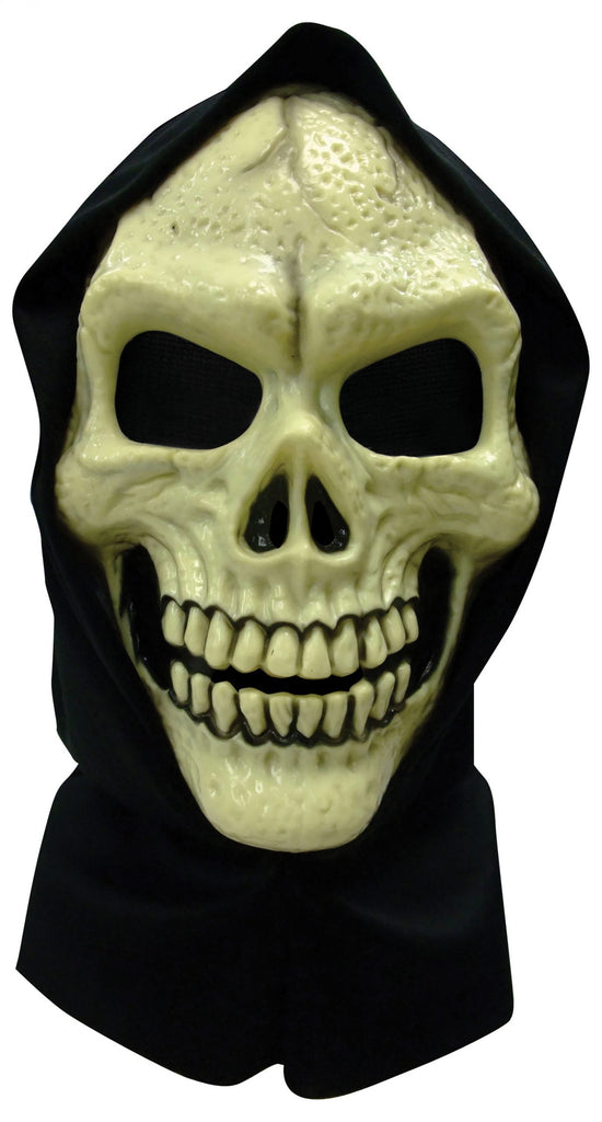 Mens Skull Hooded Mask PVC Plastic Masks Cardboard Male Halloween Costume Mens Skull Hooded Mask PVC Plastic Masks Cardboard Male Halloween Costume