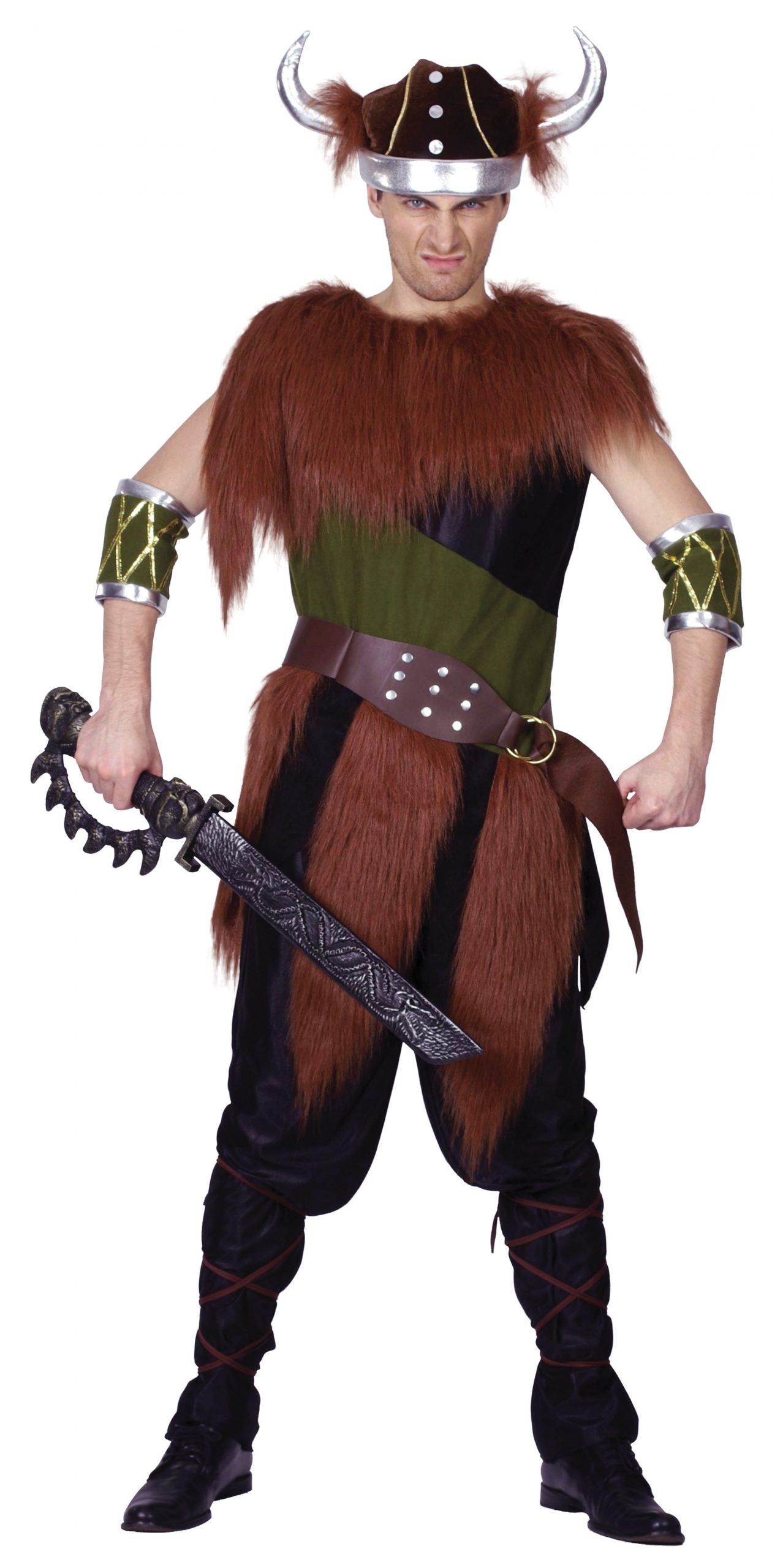 Mens Viking Man Adult Costume Male Halloween 1