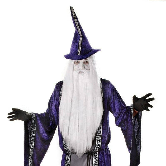 Mens Wizard Costume Robe Adult Male Halloween 1