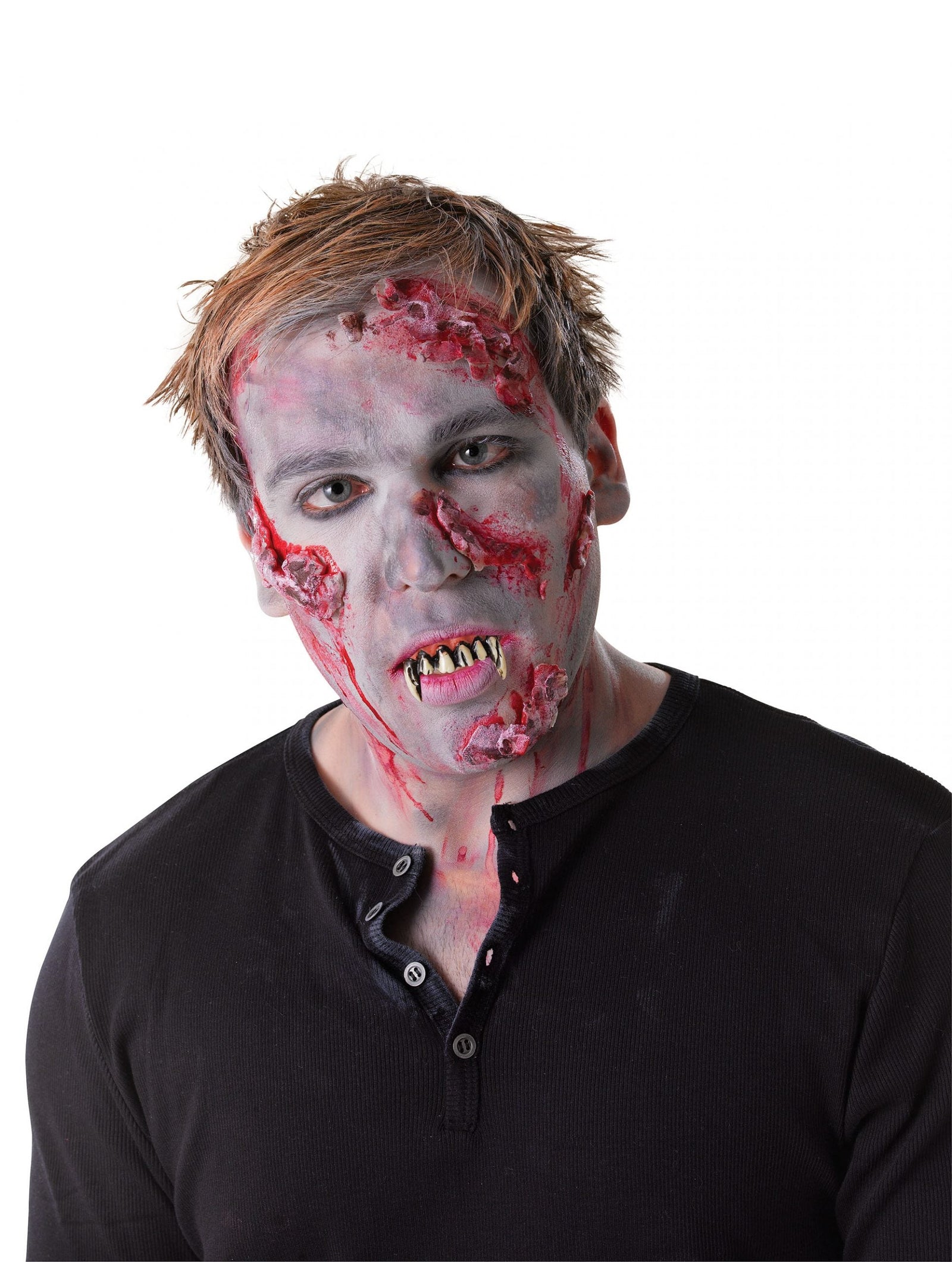 Mens Zombie Teeth With Thermoplastic Miscellaneous Disguises Male Halloween Costume 1