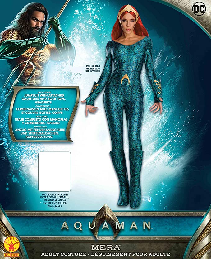 Mera Womens Aquaman Deluxe Costume