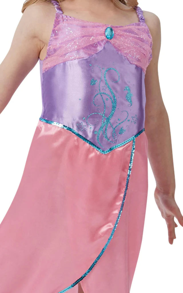 Mermaid Costume Kids Pink Dress_3
